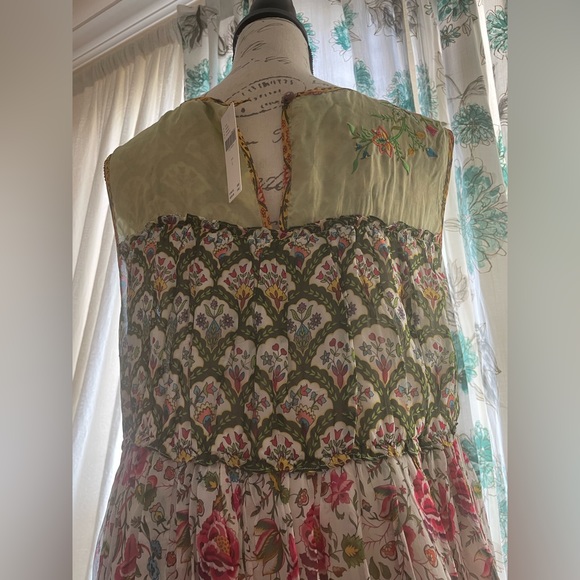 Anthropologie NWT Embroidery Beaded Ananya Tunic Dress by Tanvi Kedia - Picture 7 of 9